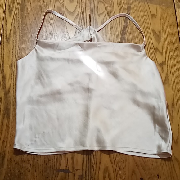 Lulu's Tank Top SATAN Womens Beige LARGE NEW Hold Onto Love Cowl Casual - Picture 1 of 5